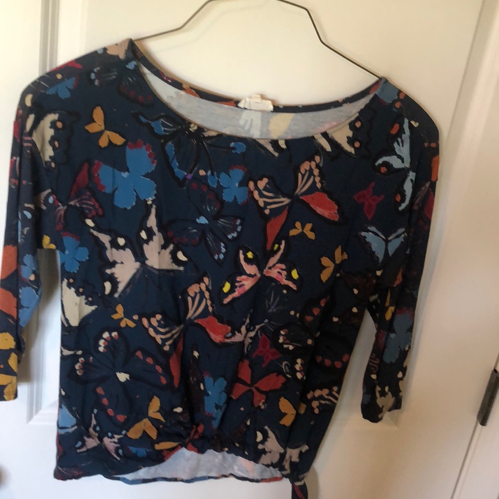 Butterfly design blouse
